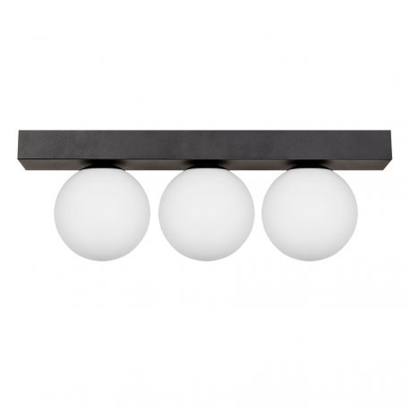 Plafoniere cu spoturi, Spoturi aplicate - Plafoniera Moderna, 3xG9, Negru, SPHERE