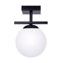 Plafoniera Moderna, 1xE14, Negru, Globe