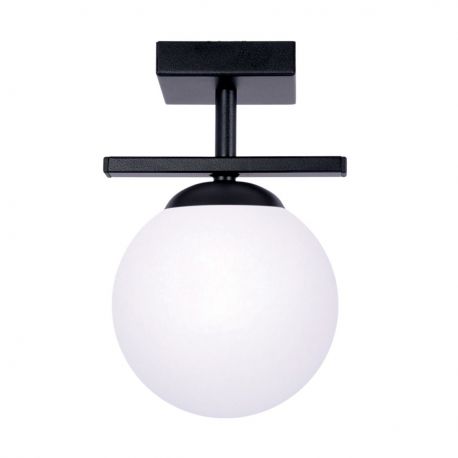 Plafoniere - Plafoniera Moderna, 1xE14, Negru, Globe