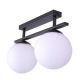 Plafoniere - Plafoniera Moderna, 2xE14, Negru, Globe