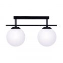 Plafoniera Moderna, 2xE14, Negru, Globe