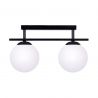 Plafoniera Moderna, 2xE14, Negru, Globe