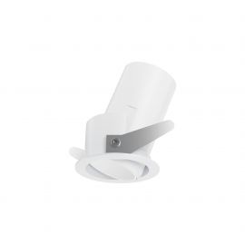 Spoturi tavan fals - Mini Spot LED incastrabil, ajustabil Quark fi 9.0w 3000k, Alb