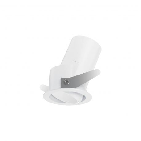 Spoturi tavan fals - Mini Spot LED incastrabil, ajustabil Quark fi 9.0w 3000k, Alb