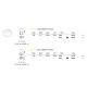 Spoturi tavan fals - Mini Spot LED incastrabil Quark fi 12w 3000k, Alb