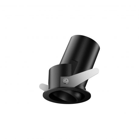 Spoturi tavan fals - Mini Spot LED incastrabil, ajustabil Quark fi 12w 3000k, Negru