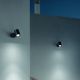 Aplice - Aplica Spot LED Exterior, Negru, Protectie IP66, O-zone ap