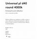 Plafoniere - Plafoniera LED design circular, Universal pl d40 round 4000k