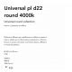 Plafoniere - Plafoniera LED design circular, Universal pl d22 round 4000k
