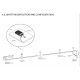 Spoturi, Proiectoare pe sina - Sina pentru Sistem Modular Magnetic Flarity 1M, alama