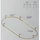 Spoturi, Proiectoare pe sina - Sina pentru Sistem Modular Magnetic Flarity 1M, alama