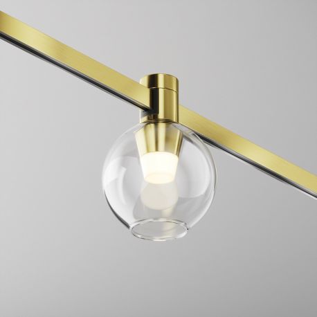 Spoturi, Proiectoare pe sina - Accesoriu, Spot pentru Sistem Modular Magnetic Flarity, Bubble alama