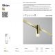 Spoturi, Proiectoare pe sina - Accesoriu, Spot pentru Sistem Modular Magnetic Flarity, Skim alama