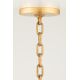 Pendule, Lustre suspendate - Lustra Suspendata din Franghie Lampakanai, Design Lux, auriu, Woodlawn