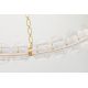 Candelabre, Lustre - Lustra Circulara, Sticla Texturata, Design Lux, Auriu, Lindley