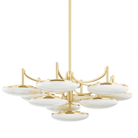 Candelabre, Lustre - Candelabru LED, Sticla Gravata, Design LUX, Alama, Bregman