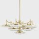Candelabre, Lustre - Candelabru LED, Sticla Gravata, Design LUX, Alama, Bregman