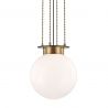 Lustra cu inaltime reglabila, Sticla Alba, Design LUX, Gunther 36cm