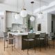 Pendule, Lustre suspendate - Lustra cu inaltime reglabila, Sticla Alba, Design LUX, Gunther 43cm