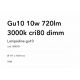 Becuri GU10 - Bec LED dimabil, Gu10 10W 720lm 3000K cri80 dimm