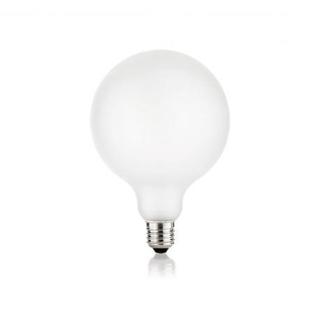 Becuri E27 - Bec LED dimabil, E27 globo d125 08w 3000k cri80 satin intera dimm