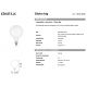 Becuri E27 - Bec LED dimabil, E27 globo d125 08w 3000k cri80 satin intera dimm