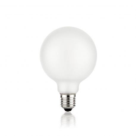 Becuri E27 - Bec LED dimabil, E27 globo d095 08w 3000k cri80 satin intera dimm