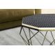 Masute Living - Masuta de cafea rotunda, Mozaic incrustat, Alb-Negru, DIAMOND BONE INLAY 70cm
