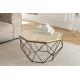 Masute Living - Masuta de cafea rotunda, Travertin, Bej, DIAMOND 70cm