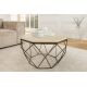 Masute Living - Masuta de cafea rotunda, Travertin, Bej, DIAMOND 70cm