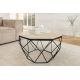 Masute Living - Masuta de cafea rotunda, Travertin, Bej, DIAMOND 70cm