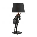 Lampa decorativa, Cal, Negru, BLACK BEAUTY 75cm