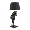 Lampa decorativa, Cal, Negru, BLACK BEAUTY 75cm