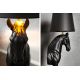 Lampadare - Lampa decorativa de podea, Cal, Negru, BLACK BEAUTY 130cm