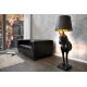 Lampadare - Lampa decorativa de podea, Cal, Negru, BLACK BEAUTY 130cm