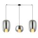 Lustra cu 3 Pendule, Sticla, Fumuriu, 3XG9 Pendant LINE