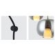Pendule, Lustre suspendate - Lustra cu 3 Pendule, Sticla, Fumuriu, 3XG9 Pendant LINE