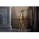 Statuete - Statueta Decorativa, Figurina Ogar, Aluminiu, Auriu, WINDHUND 70cm
