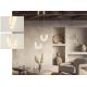 Pendule, Lustre suspendate - Lustra cu 3 Pendule LED, Aluminiu, Auriu, Deco Line