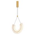 Lustra, Pendul LED, Modern, Aluminiu, Auriu, Deco