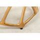 Masute Living - Masuta Laterala, Aluminiu, Auriu, Sticla, Negru, LIQUID GEOMETRIE 50cm