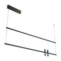 Lustra cu Iluminat LED Sus si Jos, MARBLE BLACK