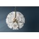 Candelabre, Lustre - Candelabru LUX, Sticla Ondulata, Alama, 22xE14, Carpi