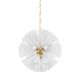 Candelabre, Lustre - Candelabru LUX, Sticla Ondulata, Alama, 22xE14, Carpi