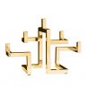 Scaun elegant, tapitat Supreme, maro vintage