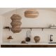 Pendule, Lustre suspendate - Lustra suspendata Eco, Bambus, Barbados natural/brown, XL