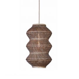 Lustra suspendata Eco, Bambus, Barbados natural/brown, XL
