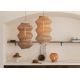 Pendule, Lustre suspendate - Lustra suspendata Eco, Bambus, Barbados natural, XL