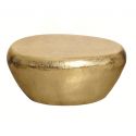 Masuta de cafea Extravaganta, Aluminiu, Auriu, STONE 75cm