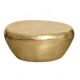 Masute Living - Masuta de cafea Extravaganta, Aluminiu, Auriu, STONE 75cm